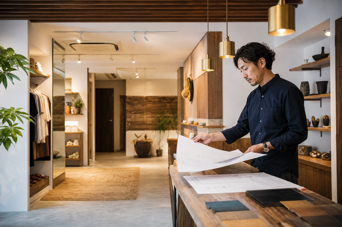 店舗・空間デザイン設計／施工管理